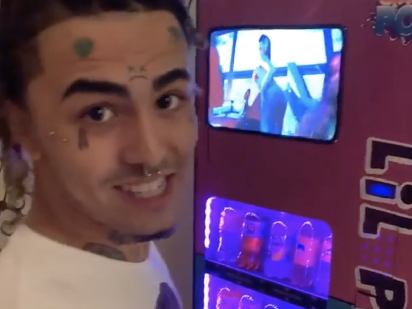 Watch: Lil Pump Officially Debuts His Own Soda Machine & It's Lit AF