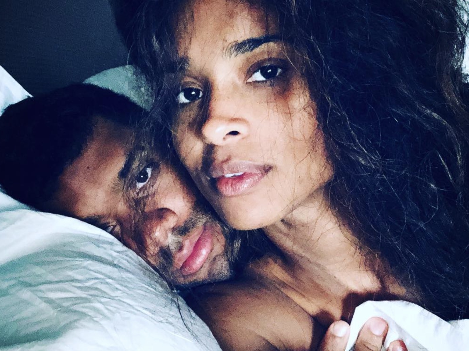 Russell Wilson & Ciara Cement Their Bond Amid Any Future Shade W/ Bedroom Pic