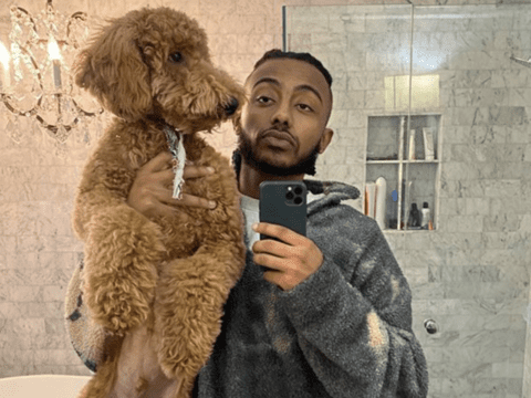 Aminé Dog Mirror Selfie