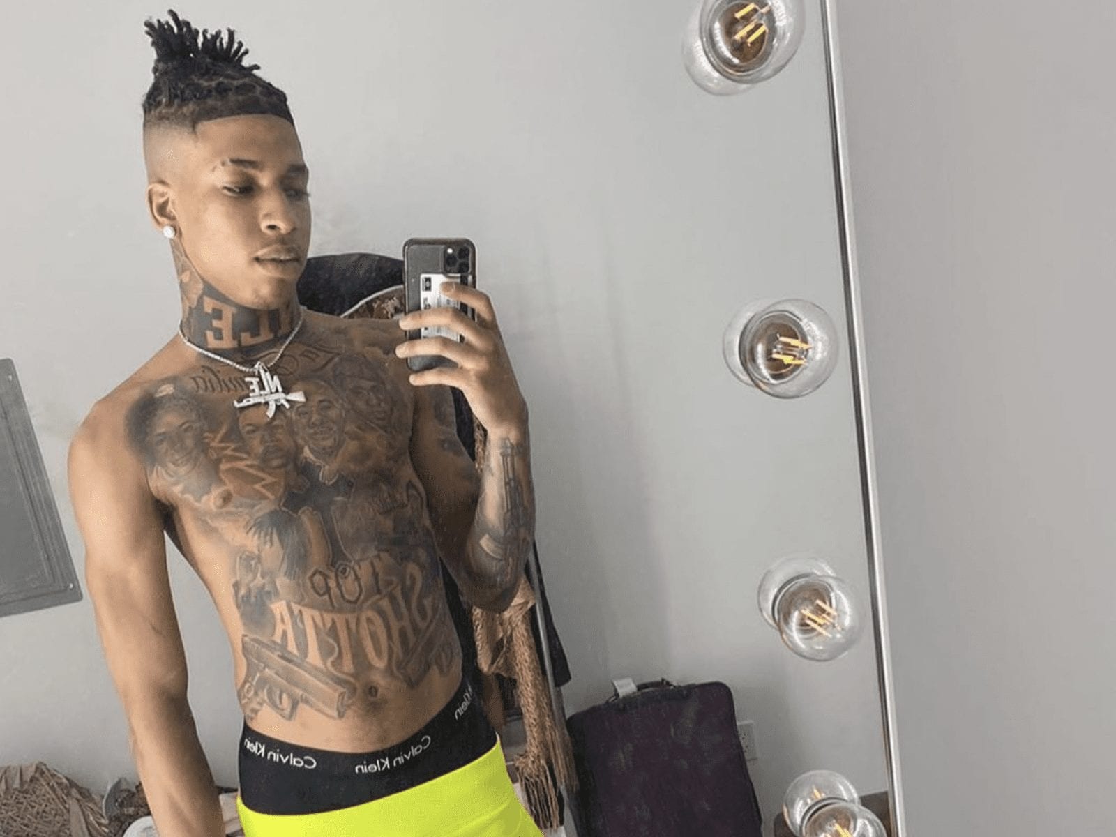 NLE Choppa Is In Love With His New Tattoo - SOHH.com.
