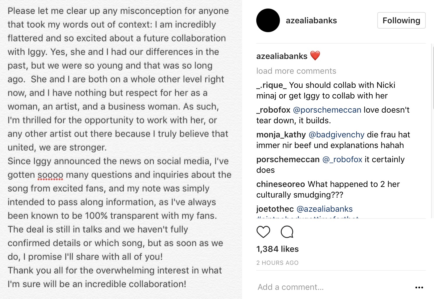 Iggy Azaela Explodes On Azealia Banks: &quot;B*tch You Never Moved The Needle! EVER! No One Wants To Be You!&quot; &ndash;
